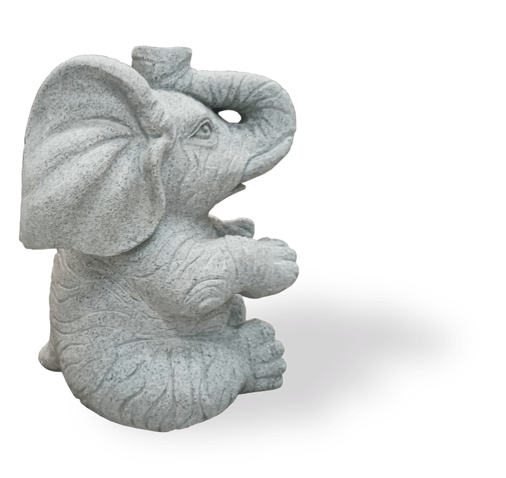 baby elephant statue